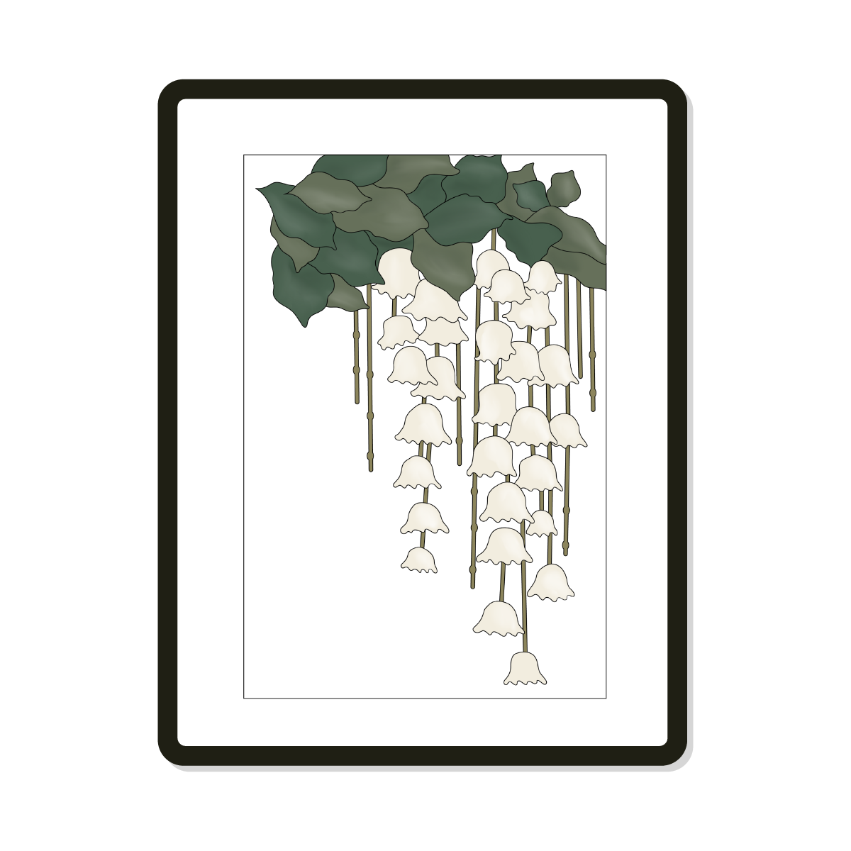 Lilly | Rectangle | Lily of the Valley