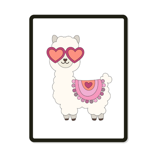 Lulu | Valentines Llama