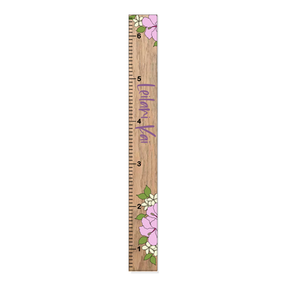 Maui | Growth Chart | 3D Wood Sign