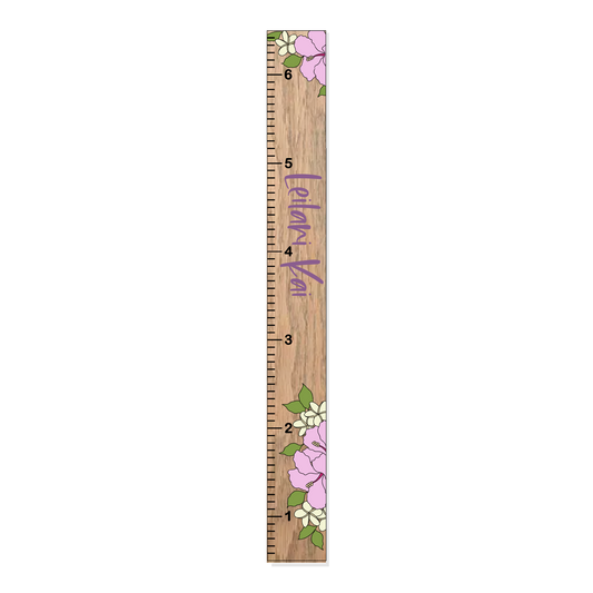 Maui | Growth Chart | 3D Wood Sign