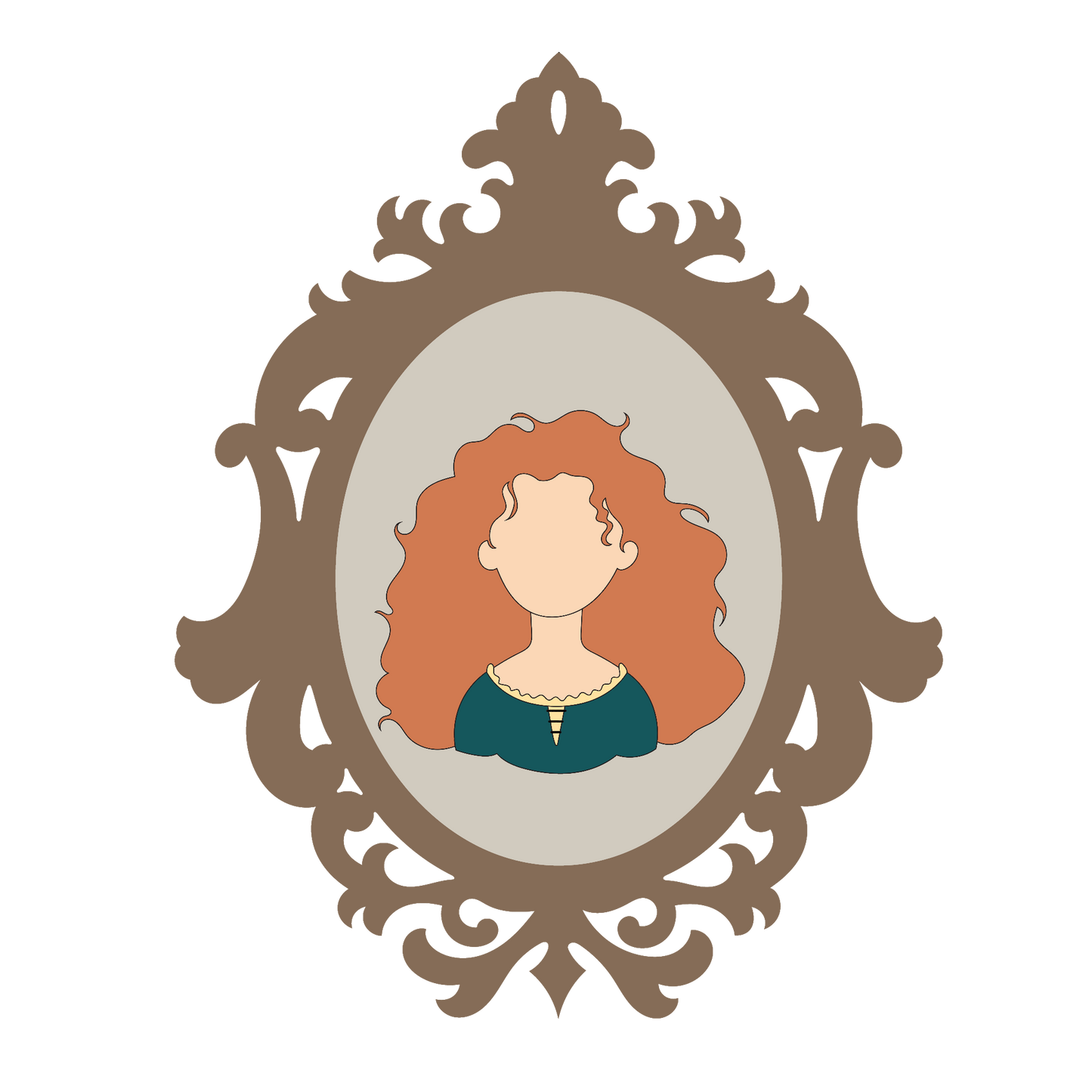 Merida | 3D Magical Princess Sign