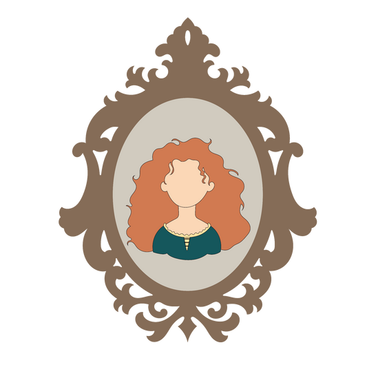 Merida | 3D Magical Princess Sign