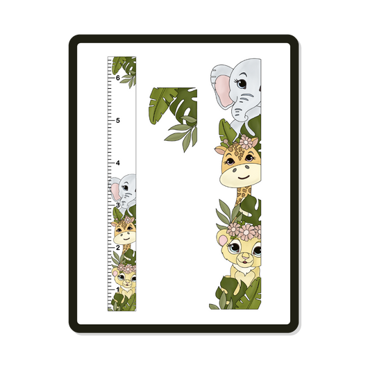 Nala Growth Chart | Safari Digital SVG Template