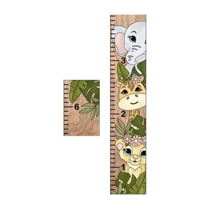 Nala | Growth Chart | 3D Wood Sign