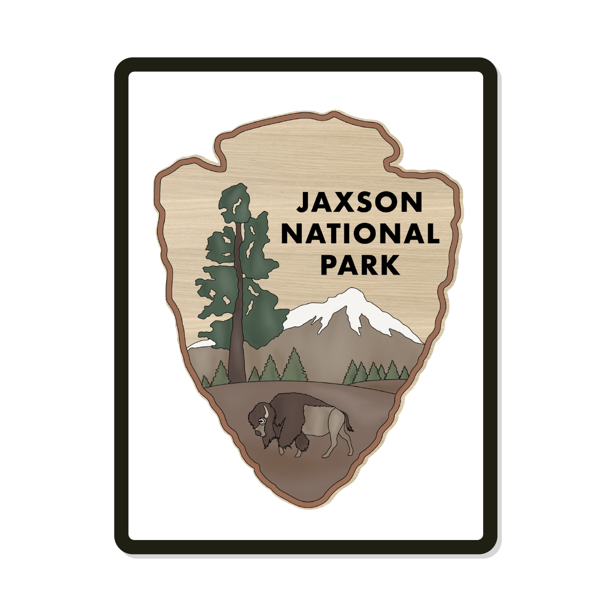 National Park | Digital SVG Template
