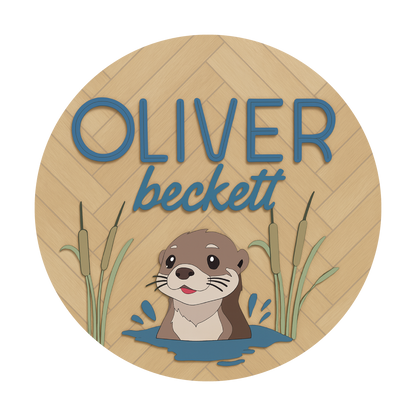 Ollie | 3D Wood Sign