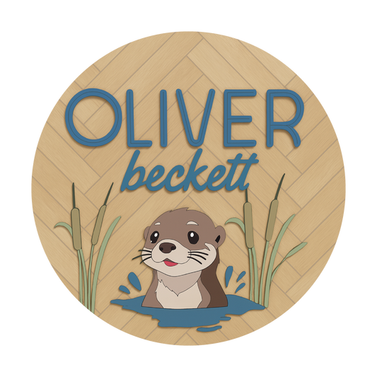 Ollie | 3D Wood Sign