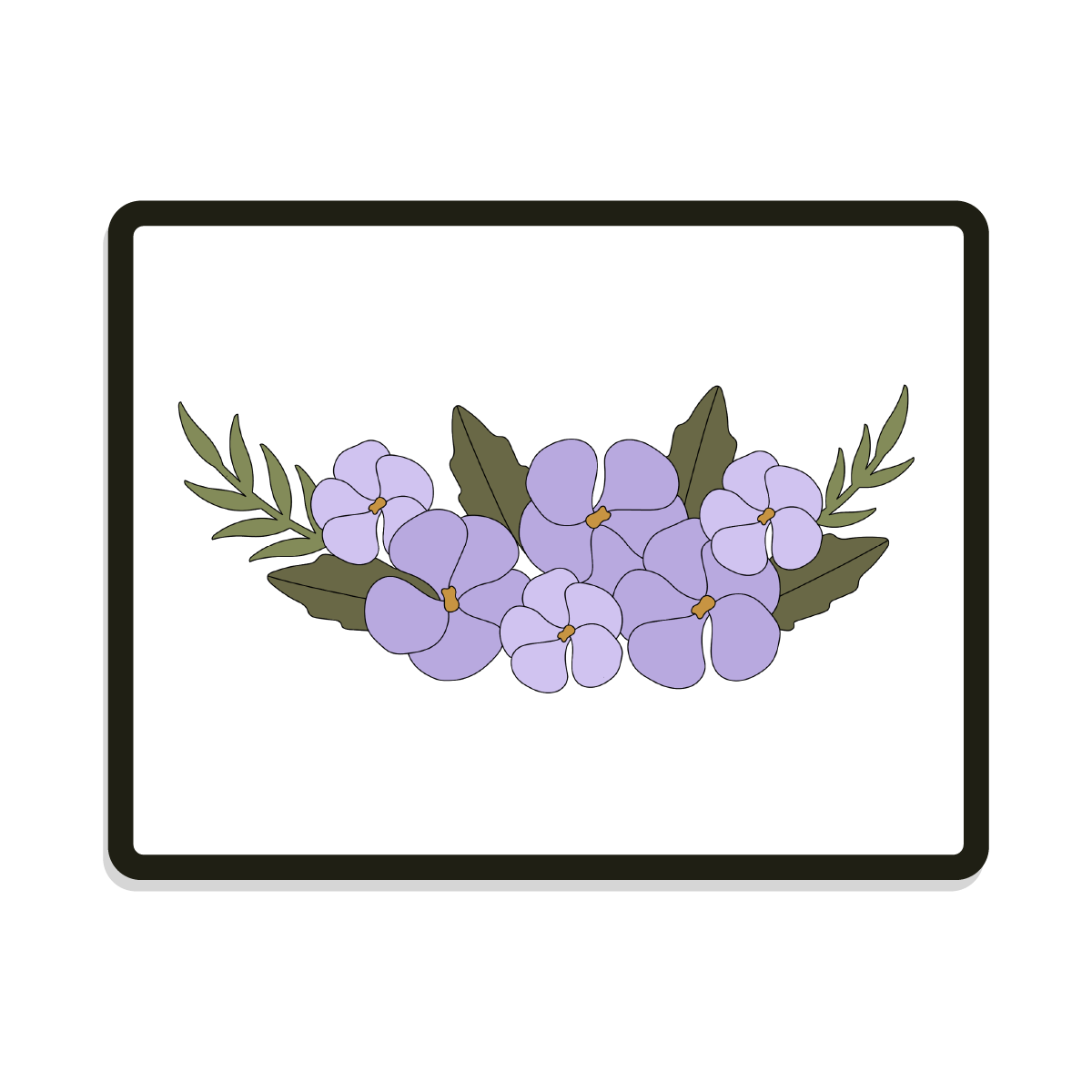 Petra | Round | Pansies