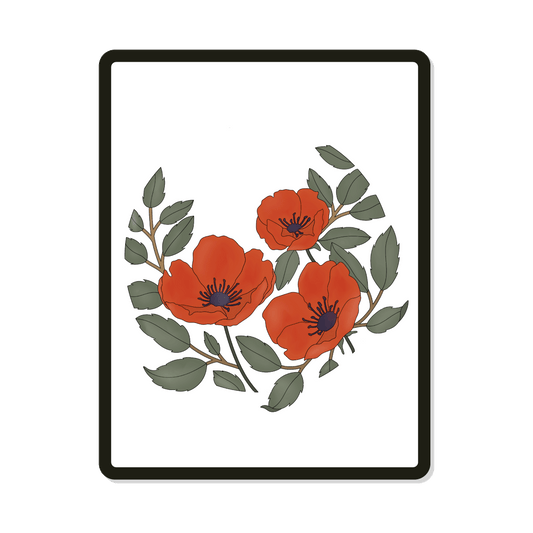 Poppy | Digital SVG Template