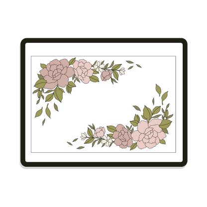 Quincy | Rectangle | Peony