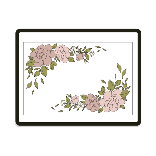 Quincy | Rectangle | Peony