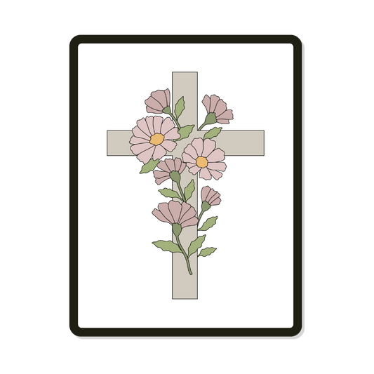 Risen | Floral Cross