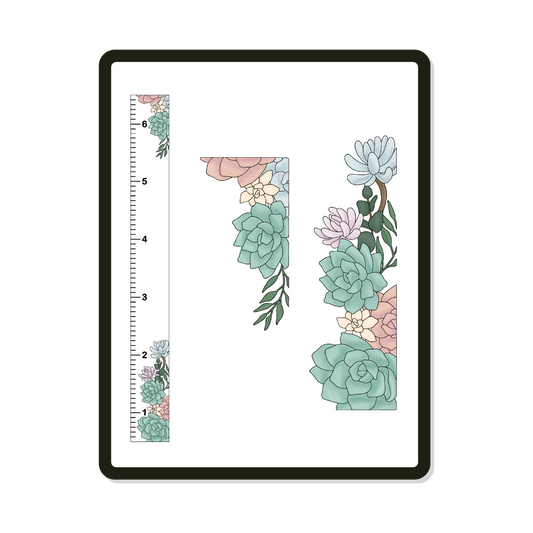 Rita Growth Chart | Succulent Digital SVG Template