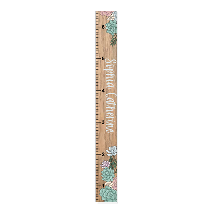 Rita | Growth Chart | 3D Wood Sign