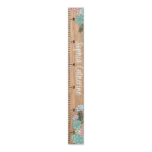 Rita | Growth Chart | 3D Wood Sign