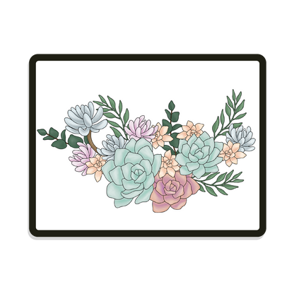 Rita Round | Succulent Digital SVG Template