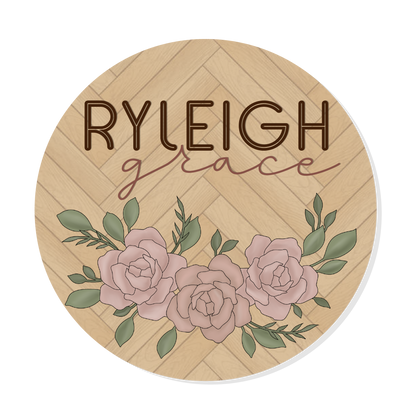 Ryleigh | Round | Peony Floral