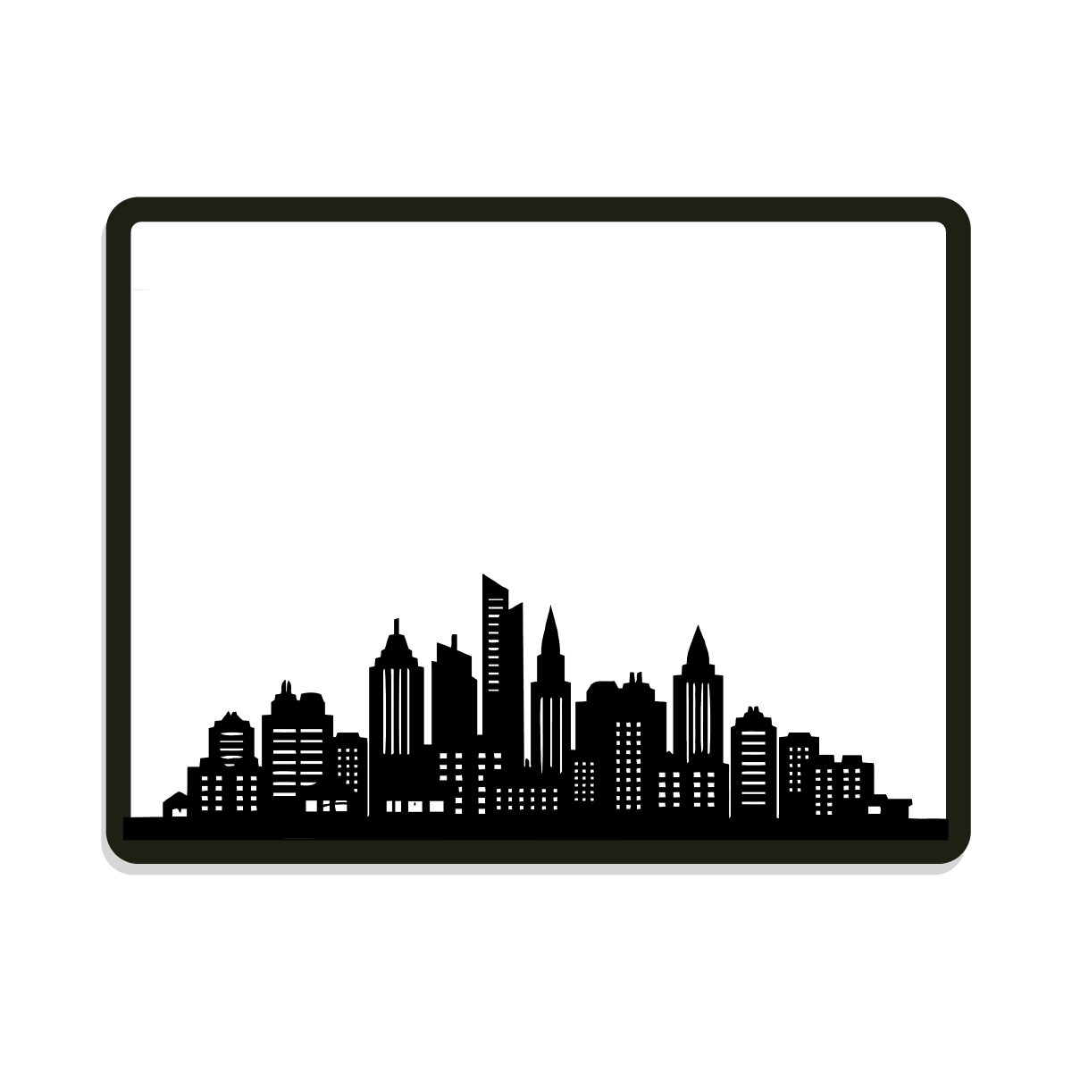 Skyline | Digital SVG Template