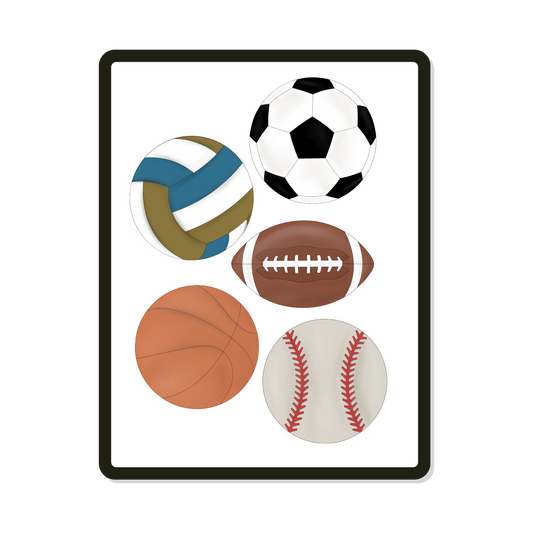 Sports Backers | Digital SVG Template