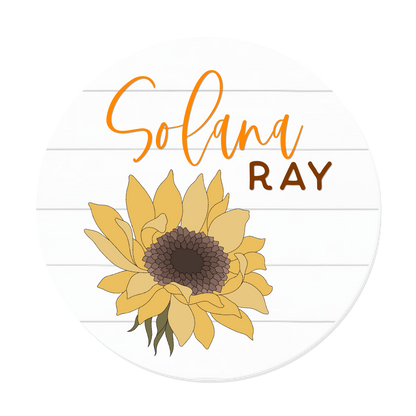 Sunflower | Round | Floral