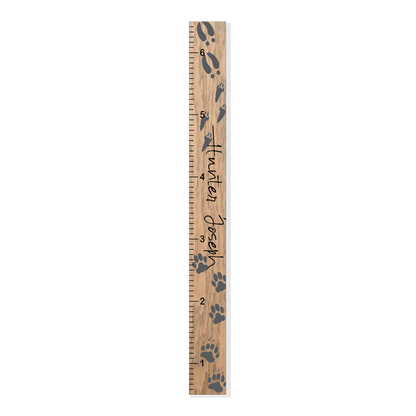 Tracks | Growth Chart | Woodland Animal Tracks