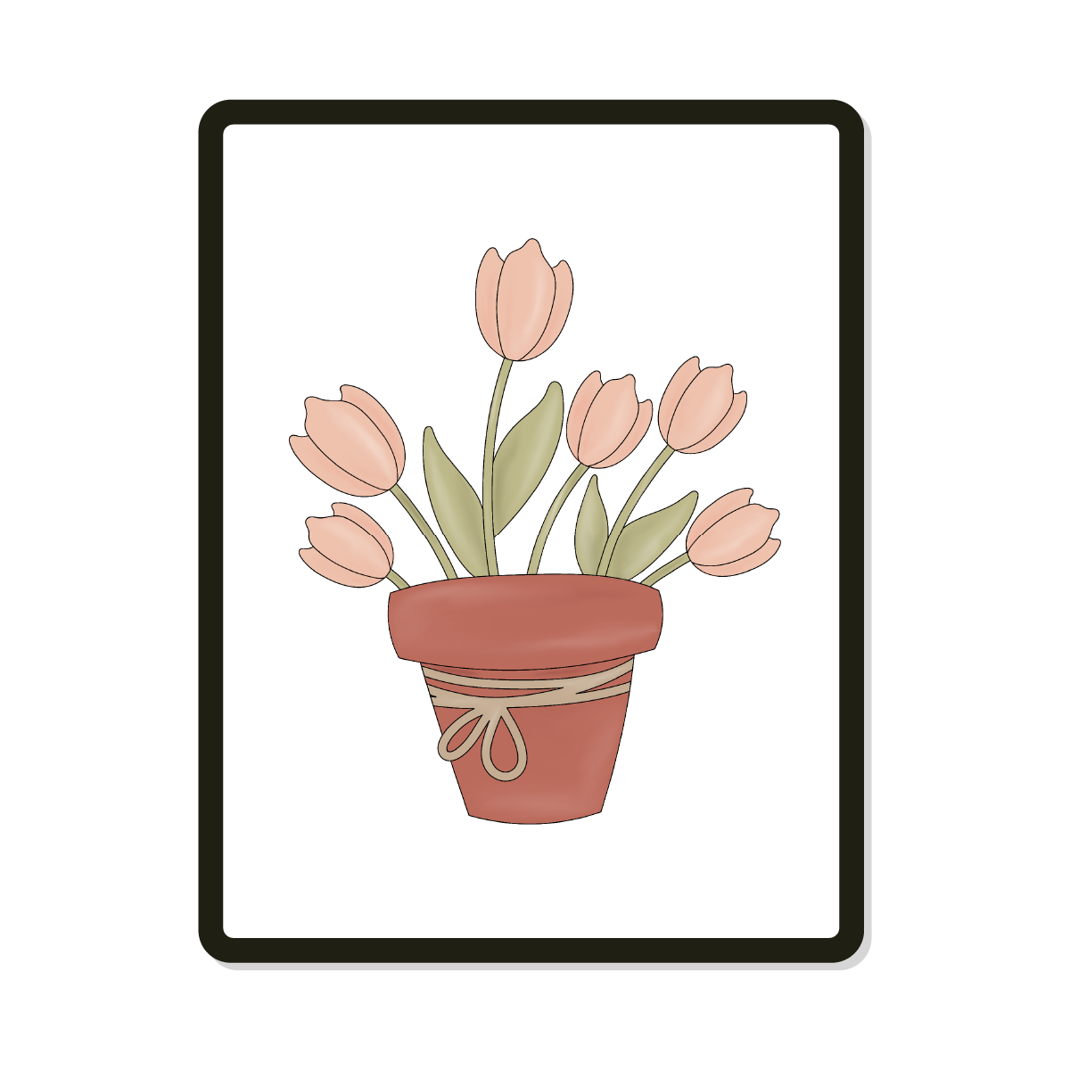 Tulips | Digital SVG Template