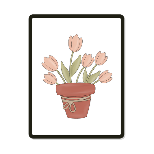 Tulips | Digital SVG Template