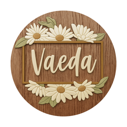 Vaeda | 3D Wood Sign