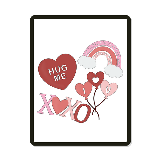 Valentine Minis | Digital SVG Template