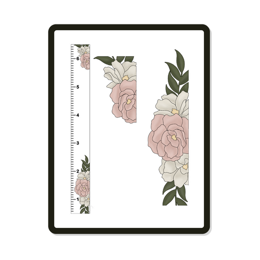 Valerie Growth Chart | Peony Digital SVG Template