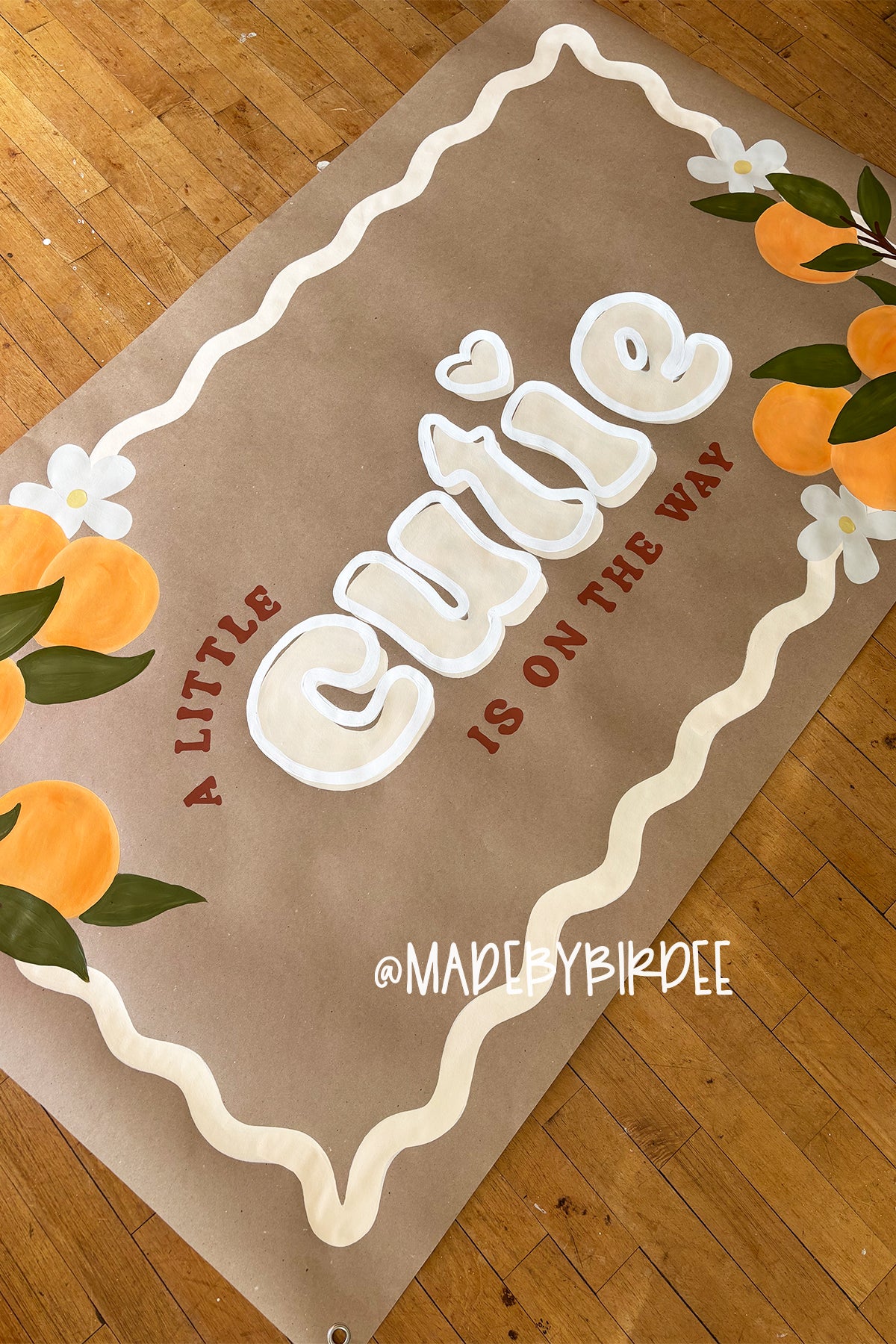 Little Cutie Baby Shower Banner