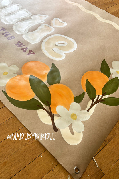 Little Cutie Baby Shower Banner
