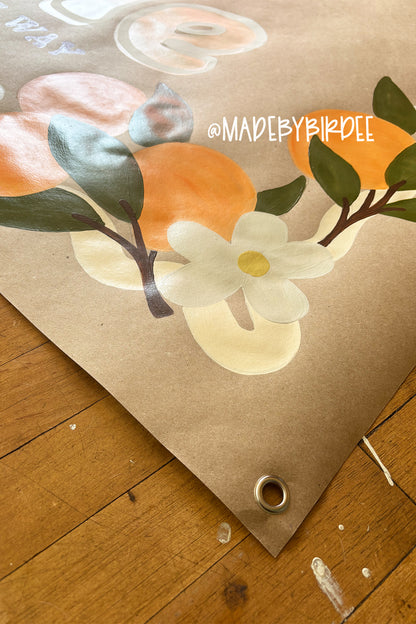 Little Cutie Baby Shower Banner