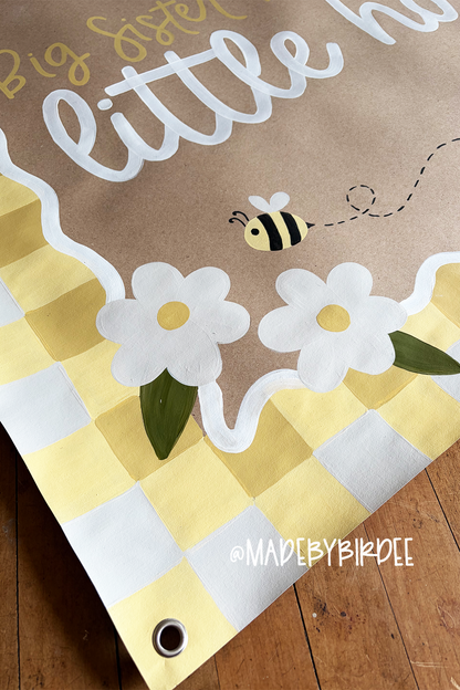 Little Honey Bee Baby Shower Banner