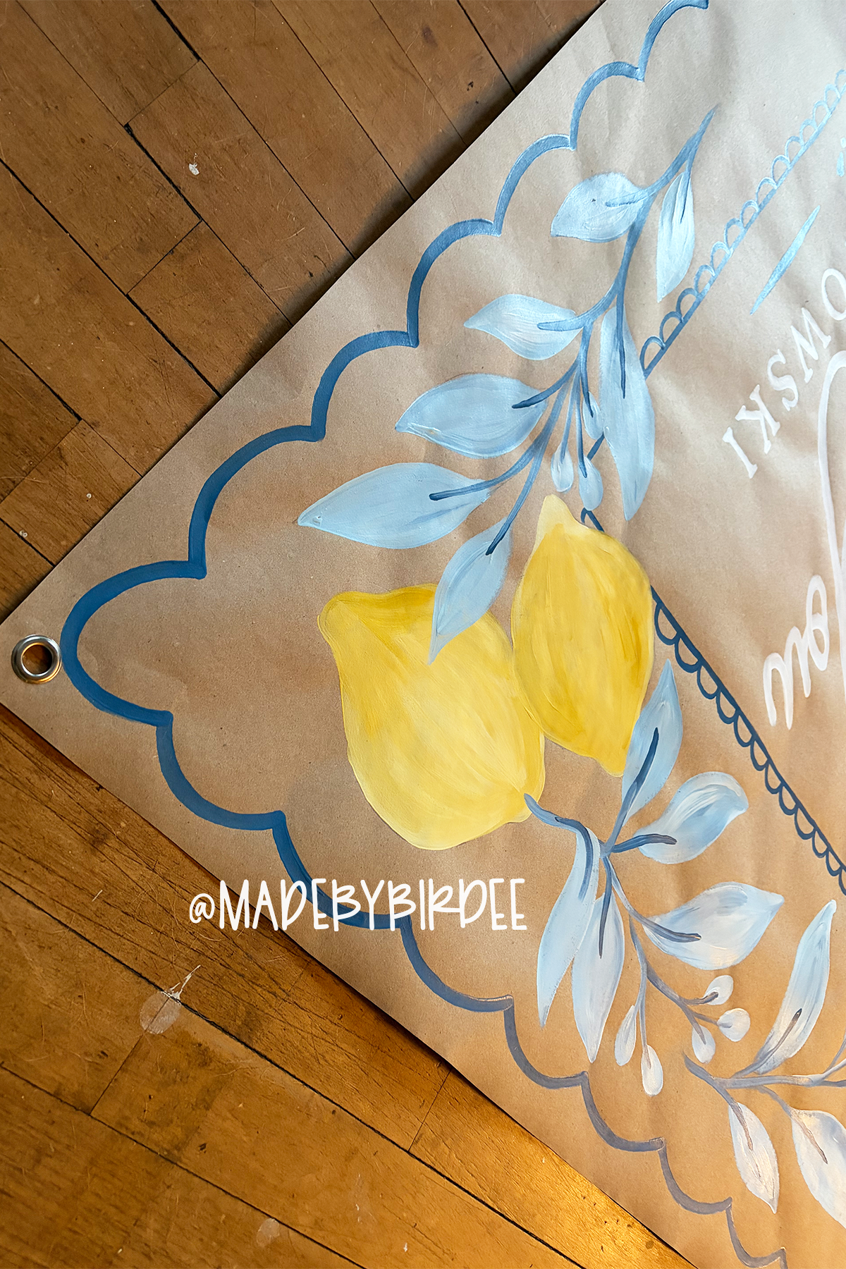 Squeeze You Lemon Baby Shower Banner
