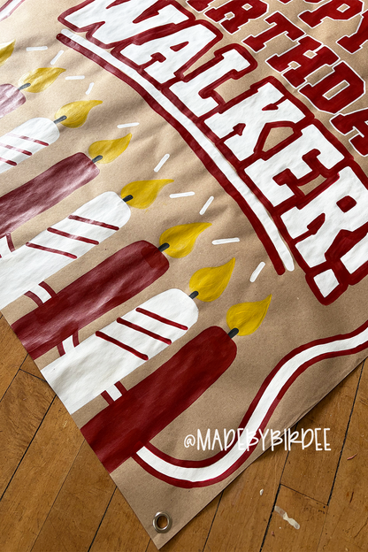Hoosiers Football Birthday Banner