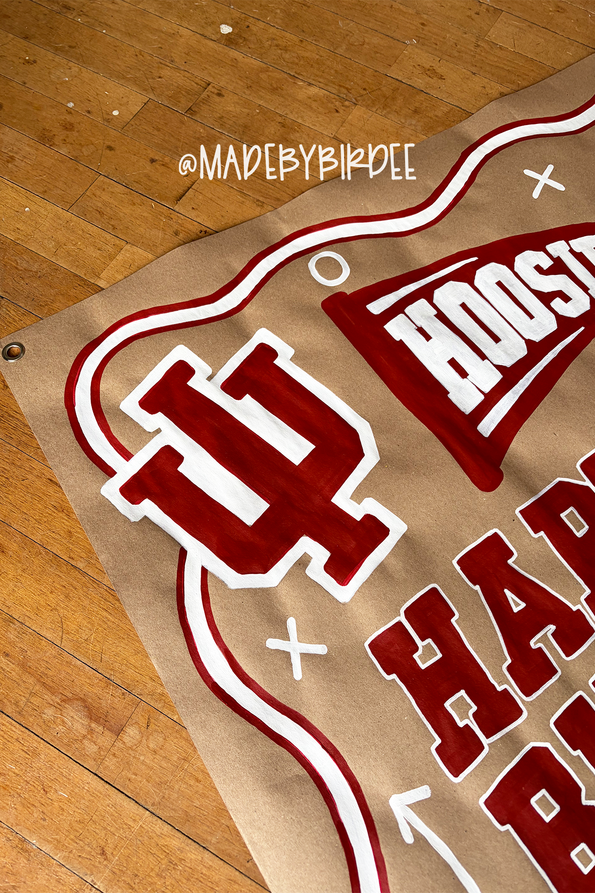 Hoosiers Football Birthday Banner