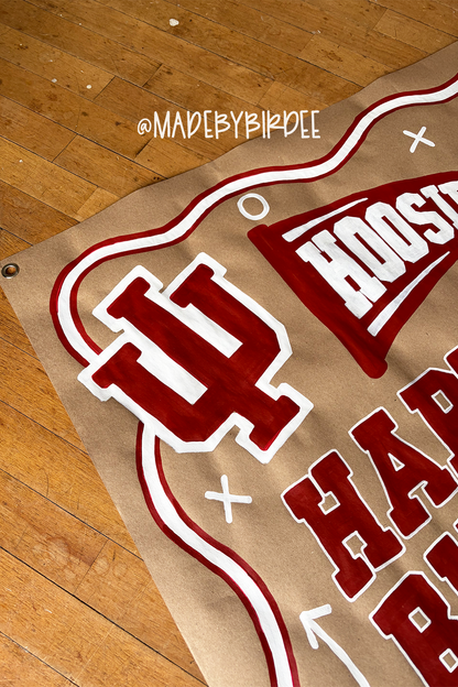 Hoosiers Football Birthday Banner