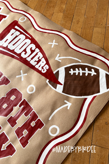 Hoosiers Football Birthday Banner