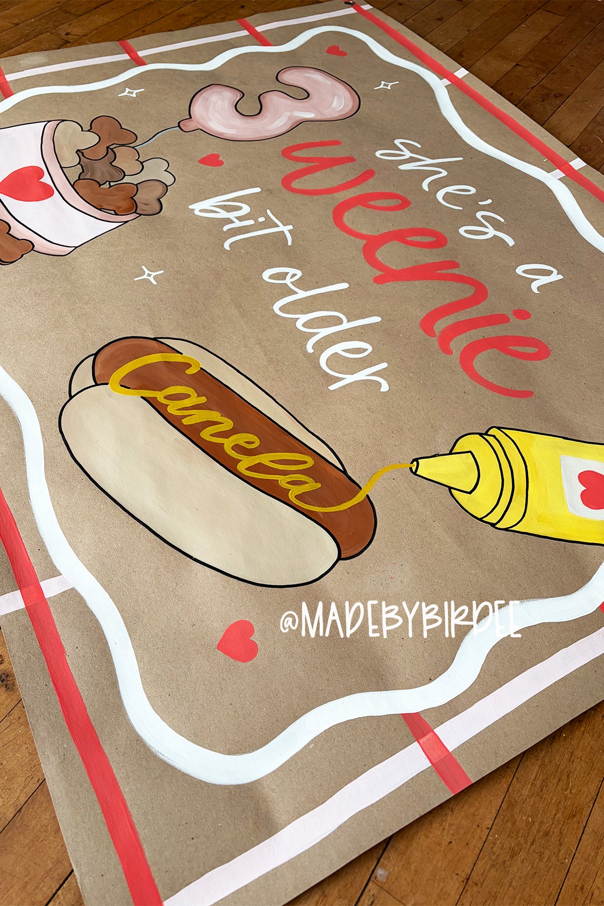 Weenie Bit Older Birthday Banner
