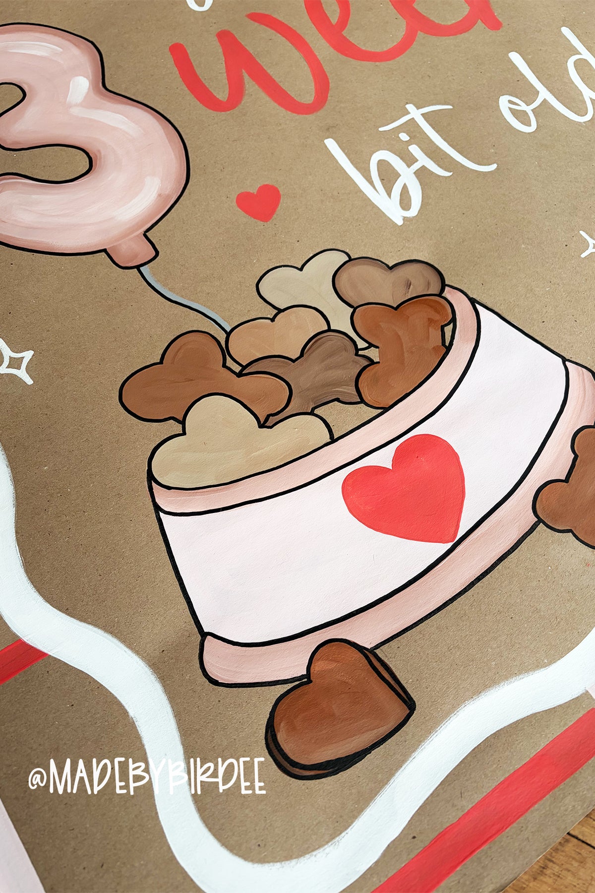 Weenie Bit Older Birthday Banner