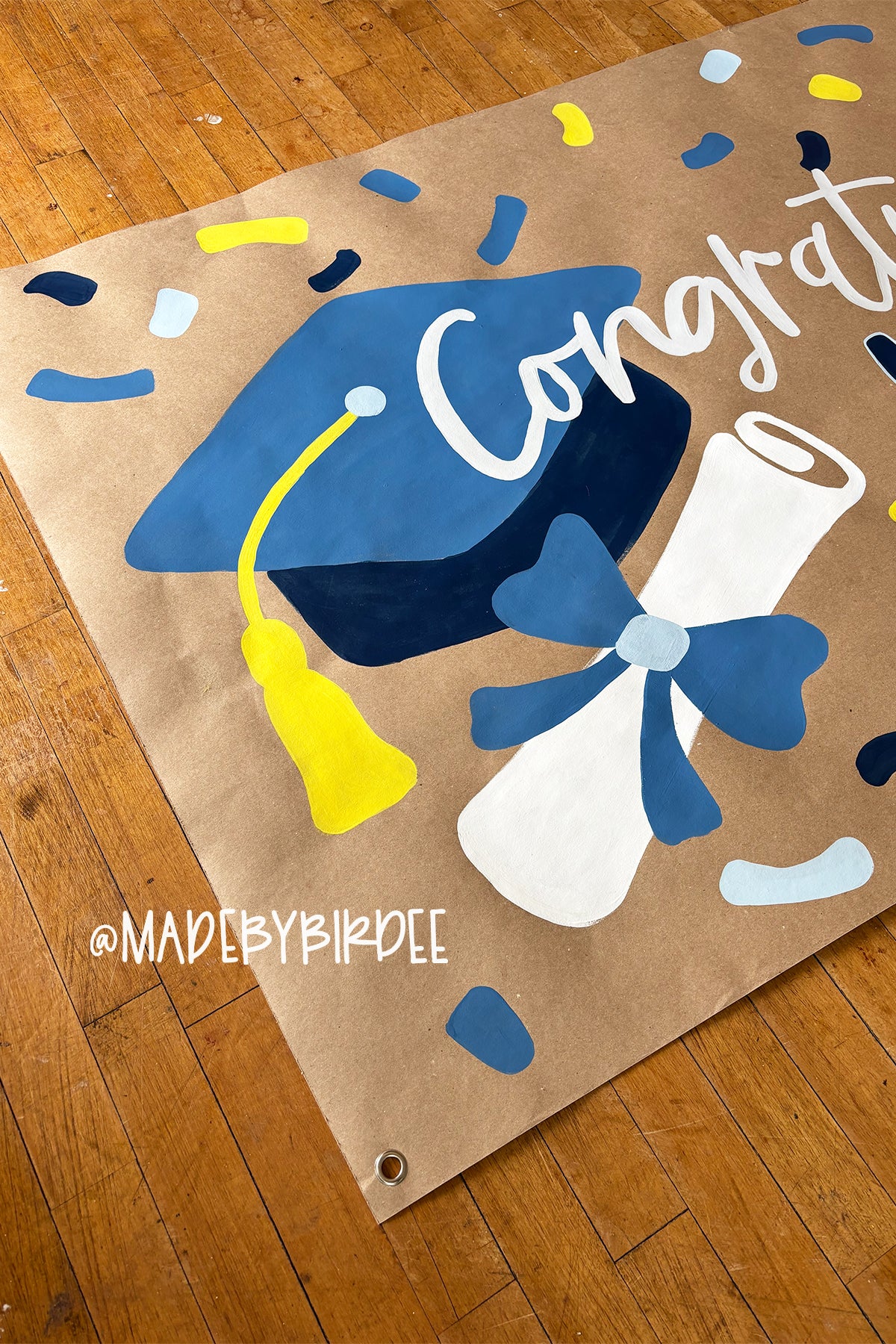 Confetti Graduation Banner