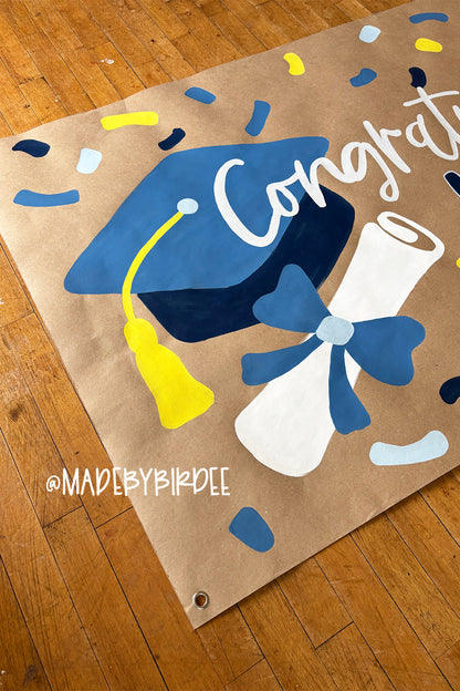 Confetti Graduation Banner