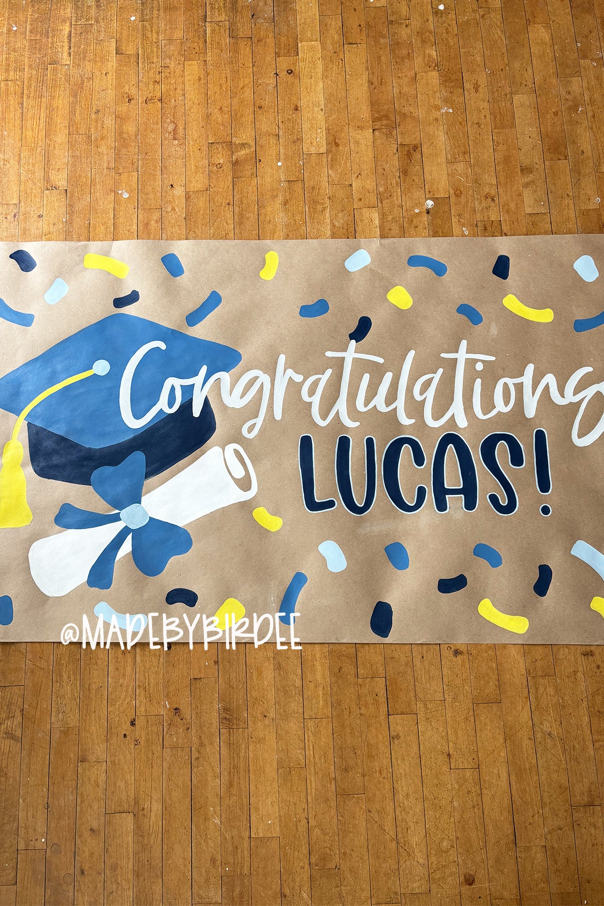 Confetti Graduation Banner