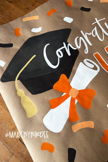 Confetti Graduation Banner