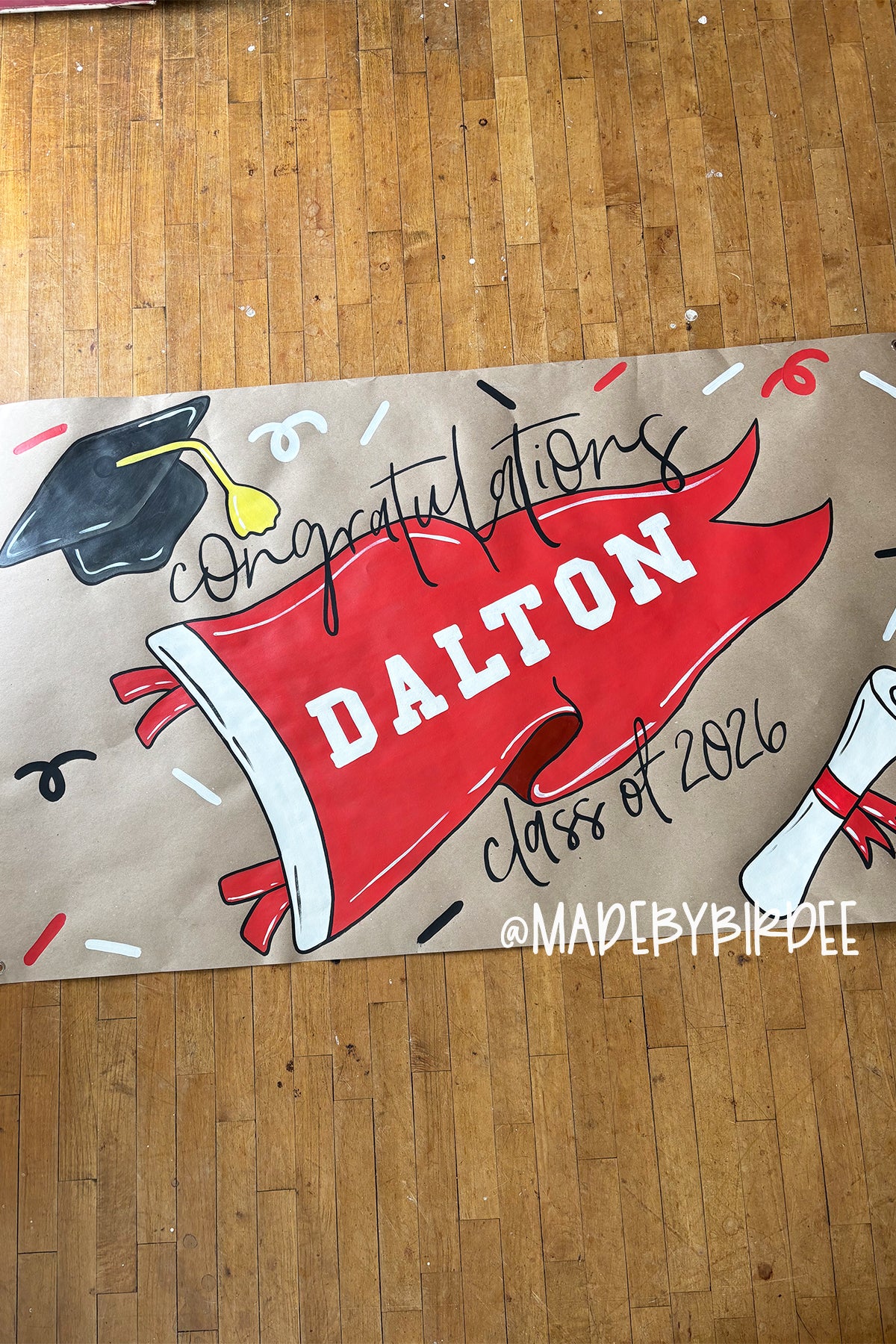Sports Pennant Graduation Banner