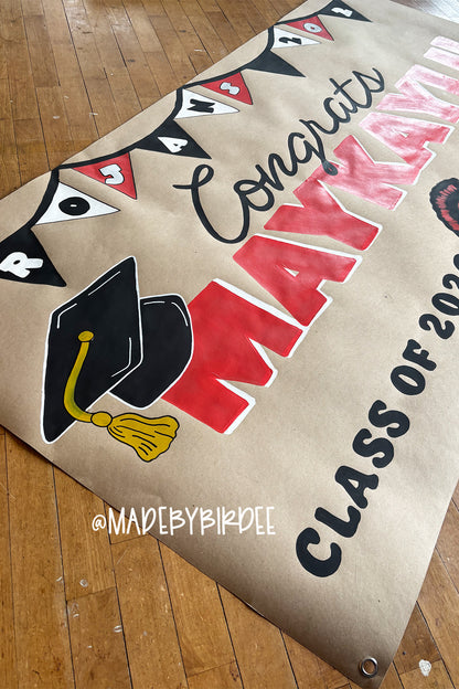 School Spirit Graduation Banner