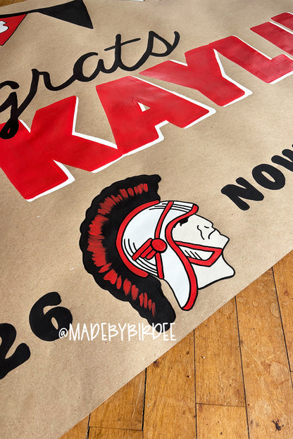 School Spirit Graduation Banner