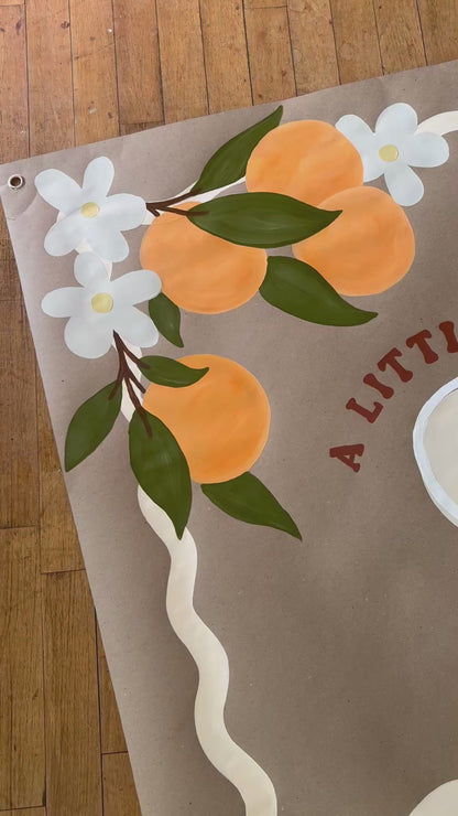 Little Cutie Baby Shower Banner