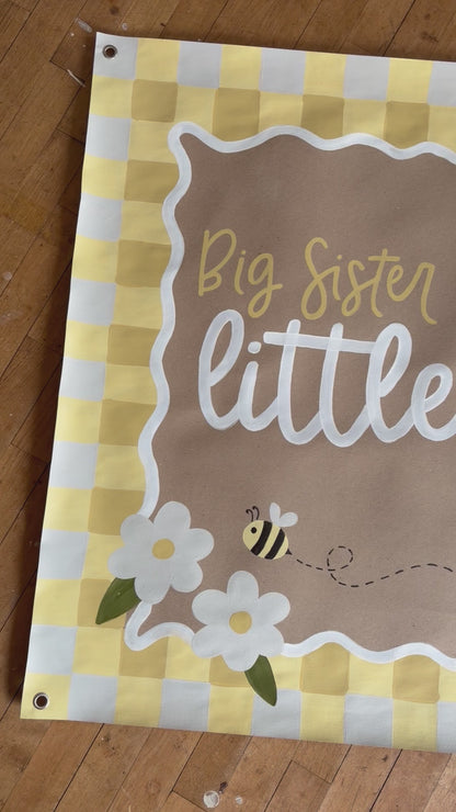 Little Honey Bee Baby Shower Banner